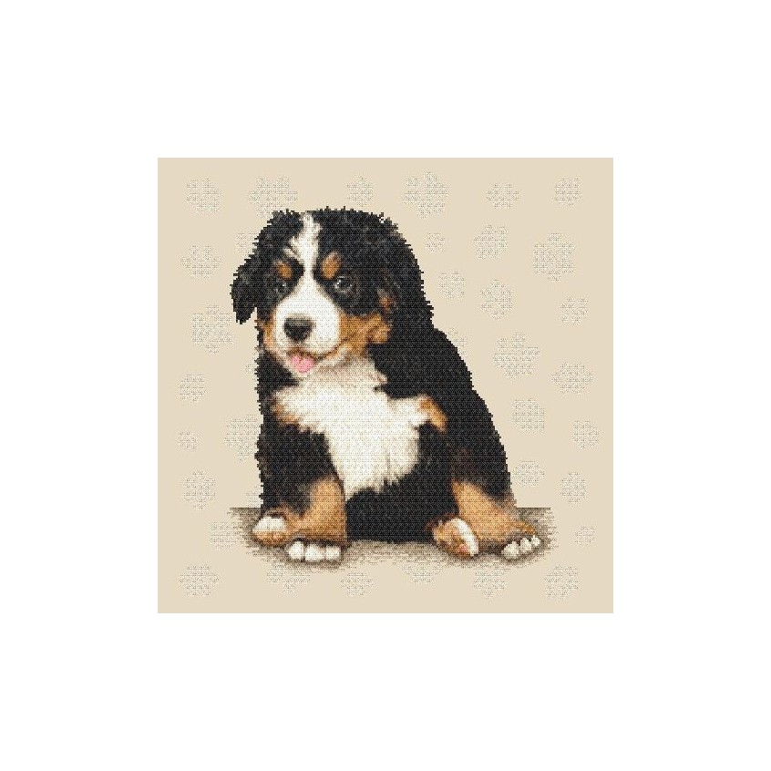 Cross stitch pattern for a phone - Sweet doggy