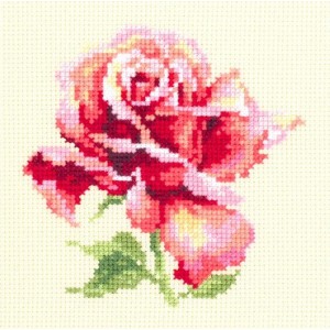 MN 150-001 Cross stitch kit - Beautiful rose