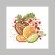 Cross stitch pattern for smartphone - Postcard with the aroma of Christmas