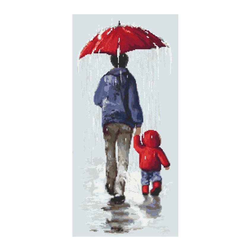 Cross stitch pattern for a phone - Father's love