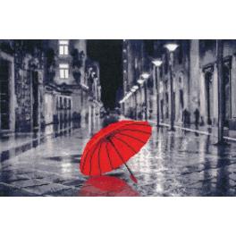 RGM 024 Stickpackung - Roter Regenschirm