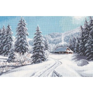 OV 1205 Cross stitch kit - Winter day