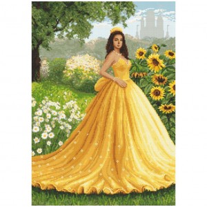 Z 10695 Cross stitch kit - Sunny lady
