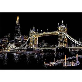 SP 003 Scratch Painting Set - Tower Bridge