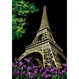 SP 001 Scratch Painting Set - Eiffelturm