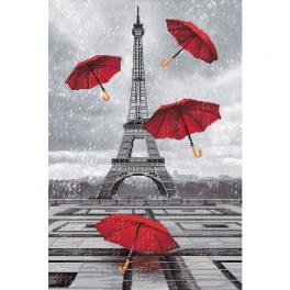NCP 2286 Stickpackung mit Hintergrund - Regen in Paris