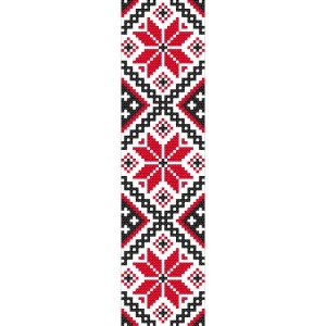 ZU 10706 Cross stitch kit - Bookmark - Ukrainian cross stitch