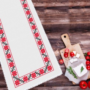 W 10709 Cross stitch pattern PDF - Table runner - Ukrainian cross stitch
