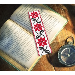 ZU 10708 Cross stitch kit - Bookmark - Ukrainian cross stitch II