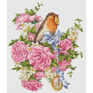 MER K-27 Cross stitch kit - Wedding ring for her