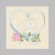 Cross stitch pattern for smartphone - Postcard - Wedding rings