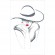 Cross stitch pattern for a phone - Feminine delicacy