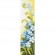 Cross stitch pattern for smartphone - Bookmark - Forget-me-nots
