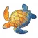 Kreuzstichvorlage für Smartphone - Sonnenbemalte Schildkröte