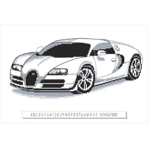 ZS 10370 Cross stitch kit - Sports car III