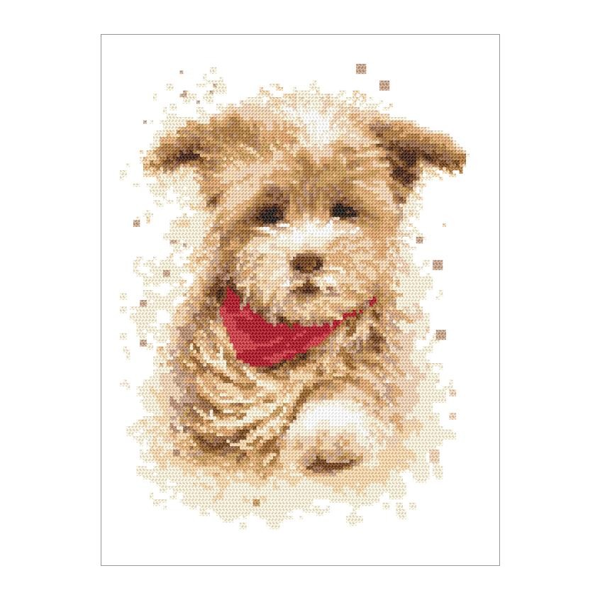 Cross stitch pattern for a phone - Dog pranks