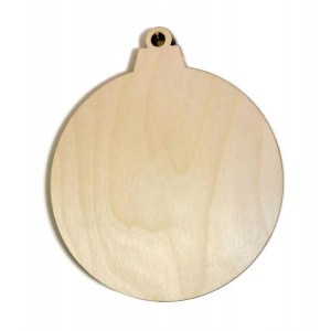 995-02 Wooden pendant - Christmas ball 15 cm