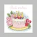 Kreuzstichvorlage für Smartphone - Geburtstagskarte - Torte