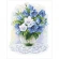 Kreuzstichvorlage für Smartphone - Blumenstrauß mit Glockenblumen