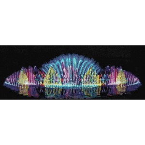 SANP-62 Cross stitch kit - Singing fountain