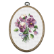 Z 10810 Cross stitch kit - Egg with pansies