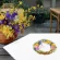 Kreuzstichmuster für Smartphone - Tischdecke mit Osterkranz