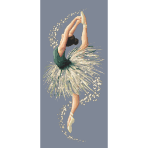 ZS 10528 Cross stitch kit - Sensual ballet dancer