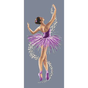 K 10530 Tapestry canvas - Charming ballet dancer