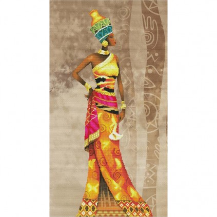 NCP 6252 Stickpackung mit Hintergrund - Afrikanische Prinzessin