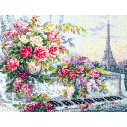 MN 520-560 Cross stitch kit - Melodies of Paris