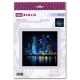 RIO 2075 Cross stitch kit with yarn - Night city