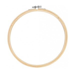 CHI-T 16 Stickrahmen Kreis Bambus 16 cm