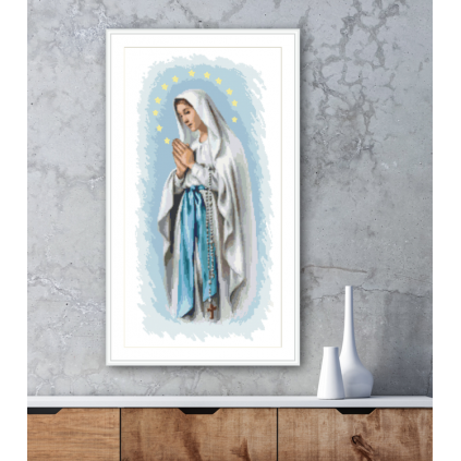 ZN 10534 Cross stitch tapestry kit - Holy Mary of the Rosary