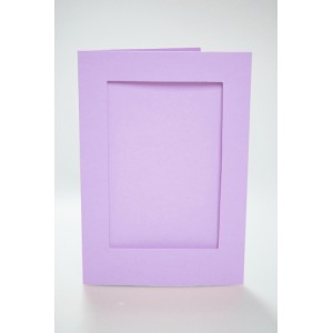 944-17 Große Karte mit rechteckigem Passepartout pastell-violett