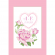 Cross stitch pattern for smartphone - Wedding card with roses