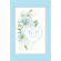 Cross stitch pattern for smartphone - Wedding card with surfinia