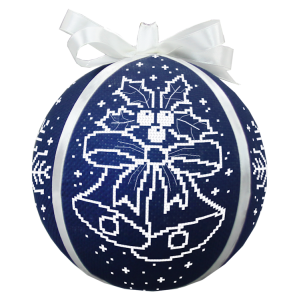 ZU 10777 Cross stitch kit - Christmas ball with bells