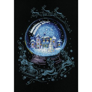 RIO 2151 Stickpackung mit Stickgarn - Wintergeschichte