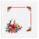 ZU 10545 Cross stitch kit - Christmas napkin