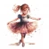 Kreuzstichmuster für Smartphone - Kleine Ballerina II