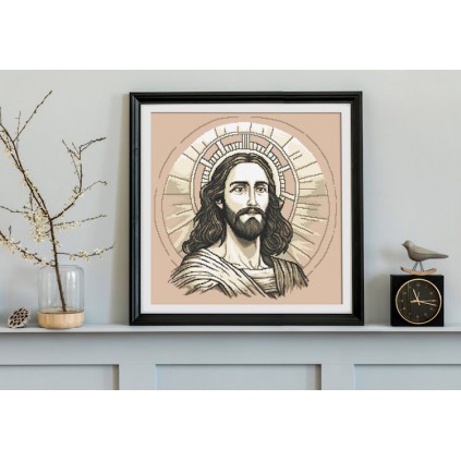 K 10776 Gobelin - Majestätischer Jesus