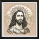ZN 10776 Stickpackung vorgedruckt - Majestätischer Jesus