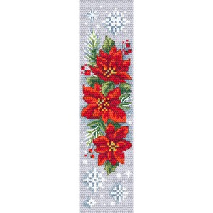 S 10860 Cross stitch pattern for a phone - Christmas bookmark