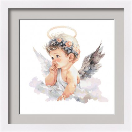 AN 10550 Tapestry Aida - Dreamy little angel