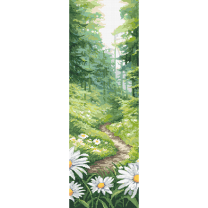 AN 10556 Tapestry aida - Forest view