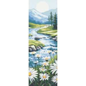 K 10554 Tapestry canvas - Mountain view