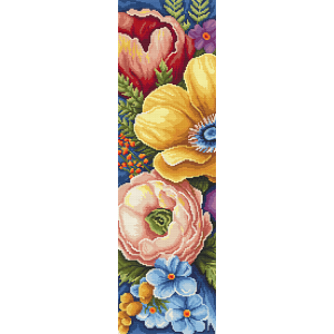 GC 11000 Kreuzstichmuster auf Papier - Erstaunliche Blumen I