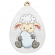 Cross stitch pattern for a phone - Egg with a lamb
