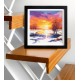 K 10799 Tapestry canvas - Romantic sunset