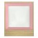 Wooden frame 11,5x13,5 cm standing pink